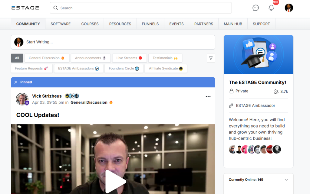 affiliate business hub community