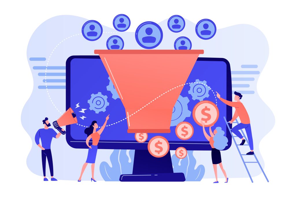 Funnel visualization depicting Share, Referral Visit, Signup, and Reward stages.