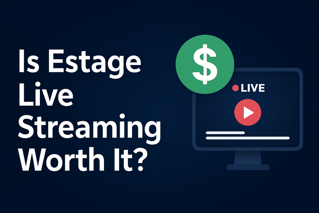 Estage Live Streaming Platform: Host and Monetize Your Live Events Directly from Your Hub