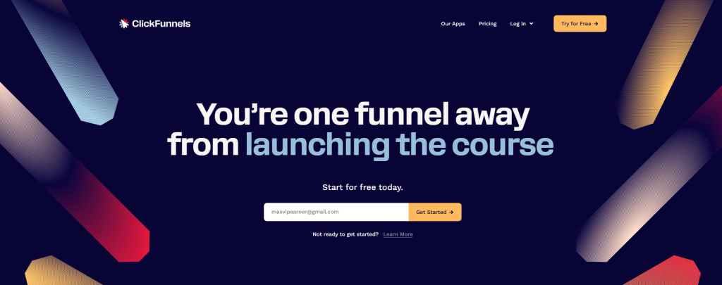 Clickfunnels Homepage