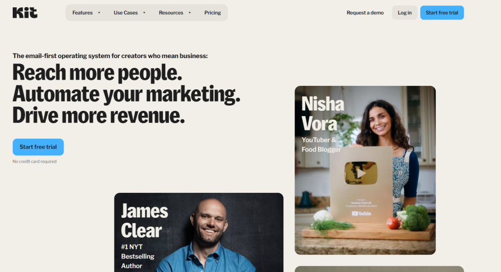 convertkit screenshot