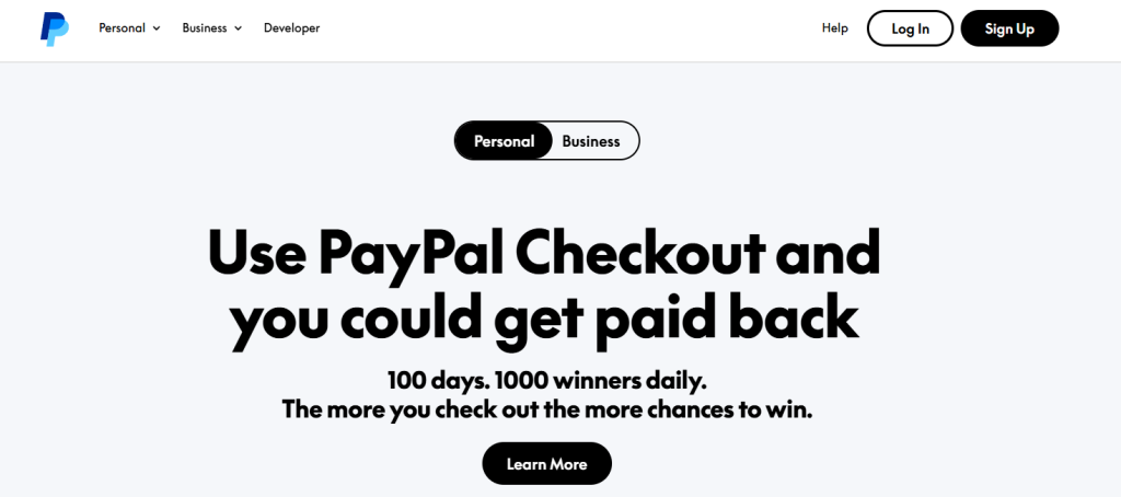 PayPal Screenshot