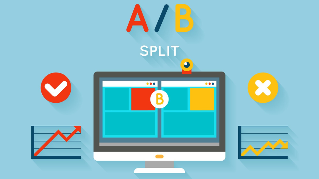 a/b split testing image visualization