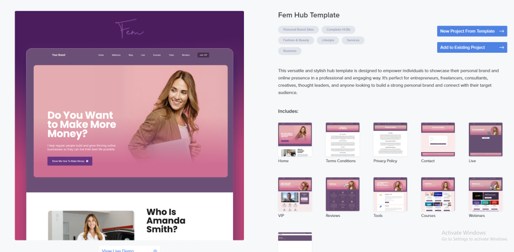Fem Hub Template